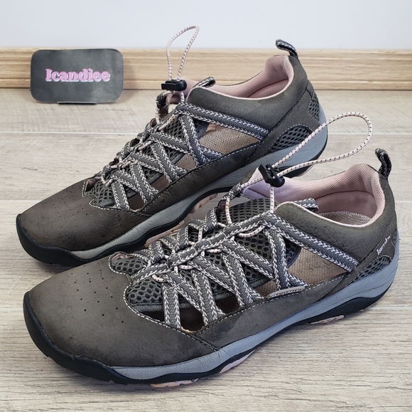 Jambu Shoes - Jambu Womens Gray Pink Aliana Trail Shoes Sz 10M